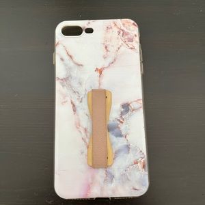 Marble print IPhone 7plus case